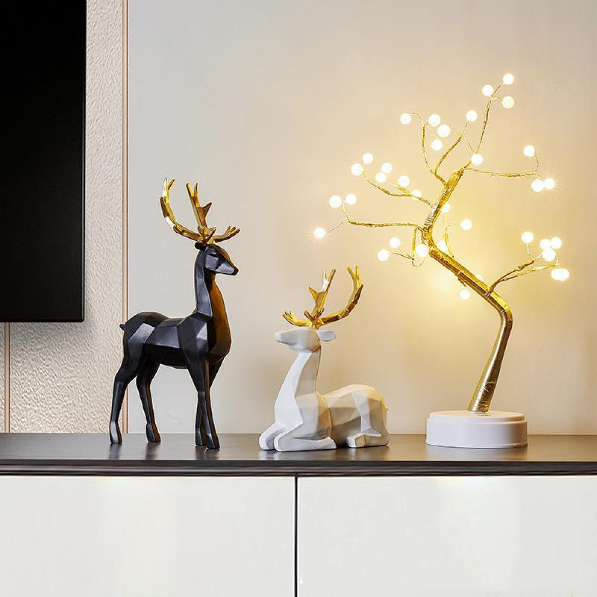 Nordic Fawn TV Cabinet Decoration