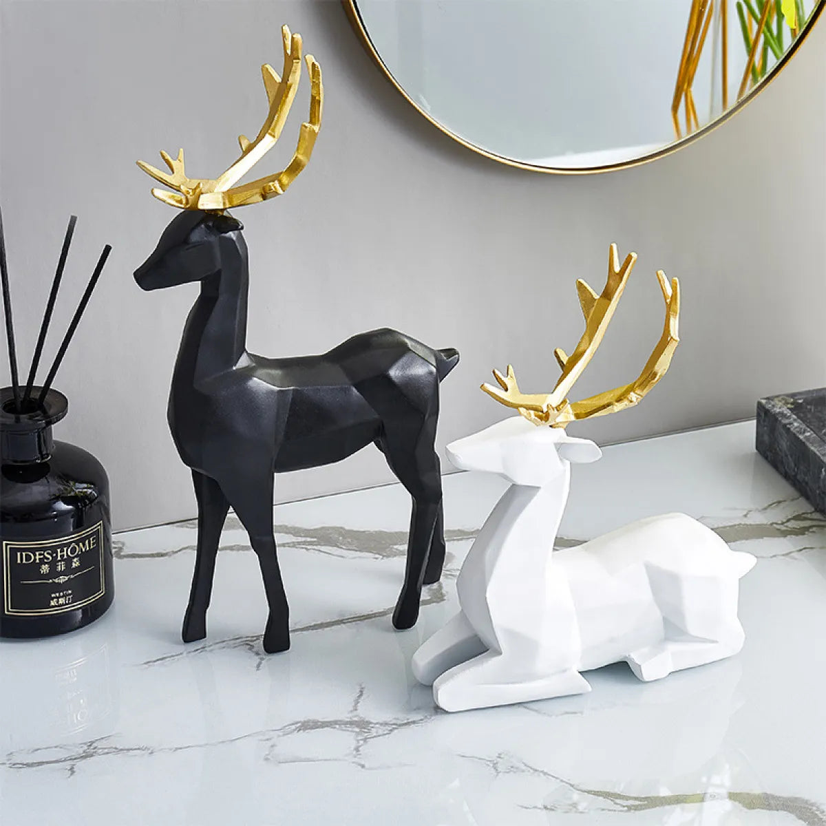 Nordic Fawn TV Cabinet Decoration