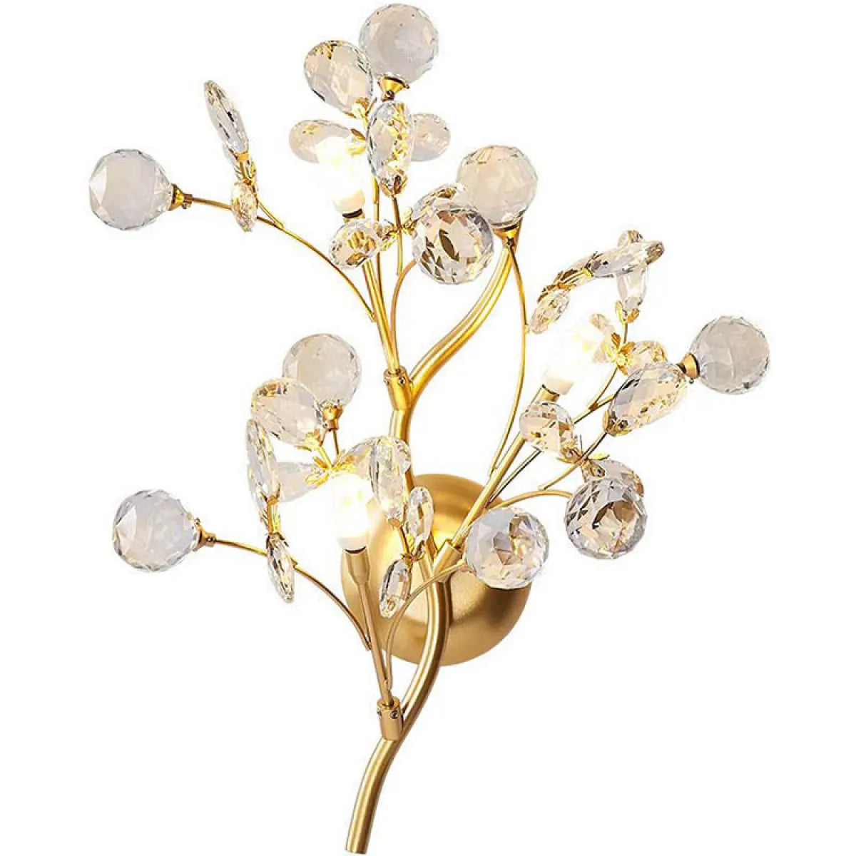 Crystal Branch Wall Lamp Entrance