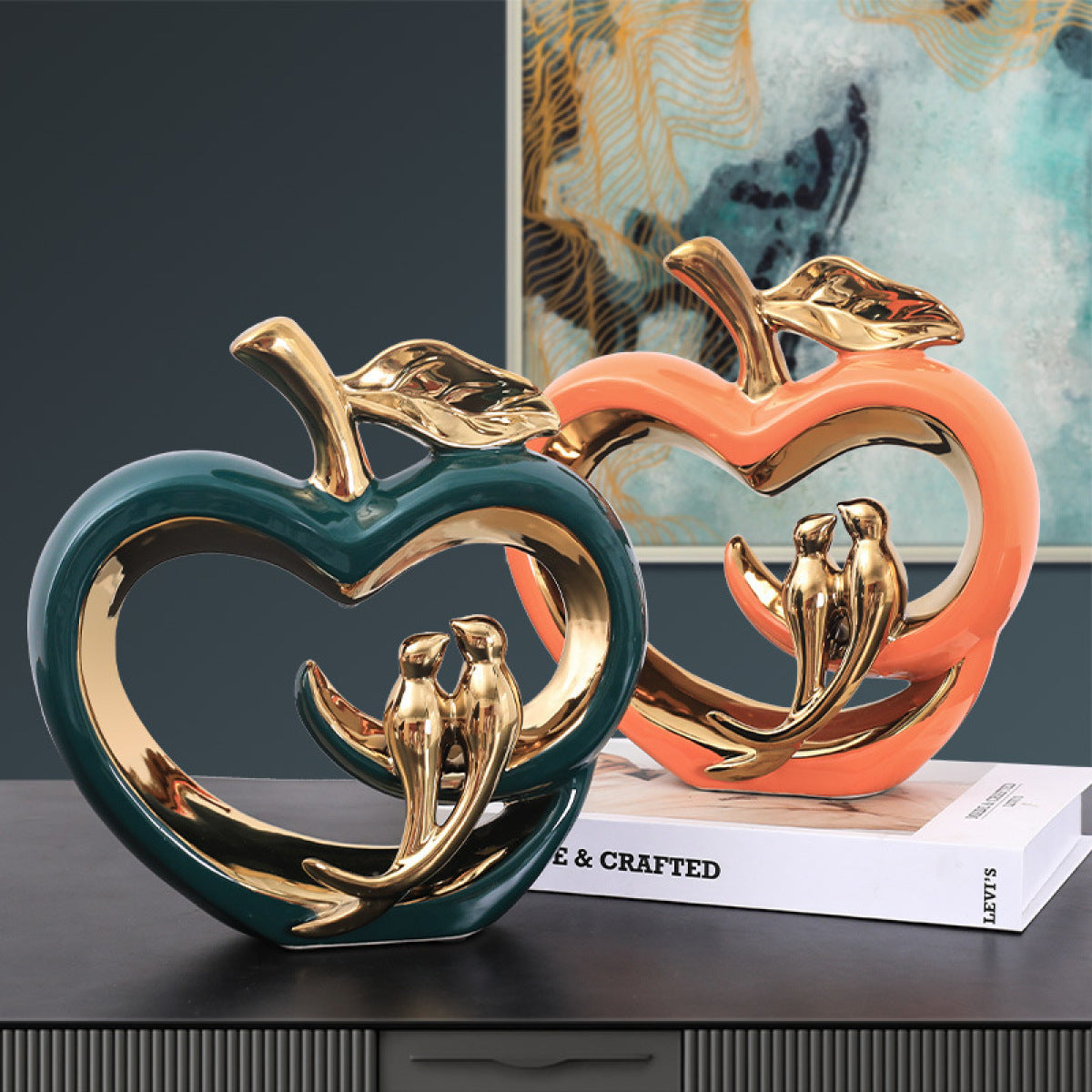 Ceramic Wine Cabinet Living Decor