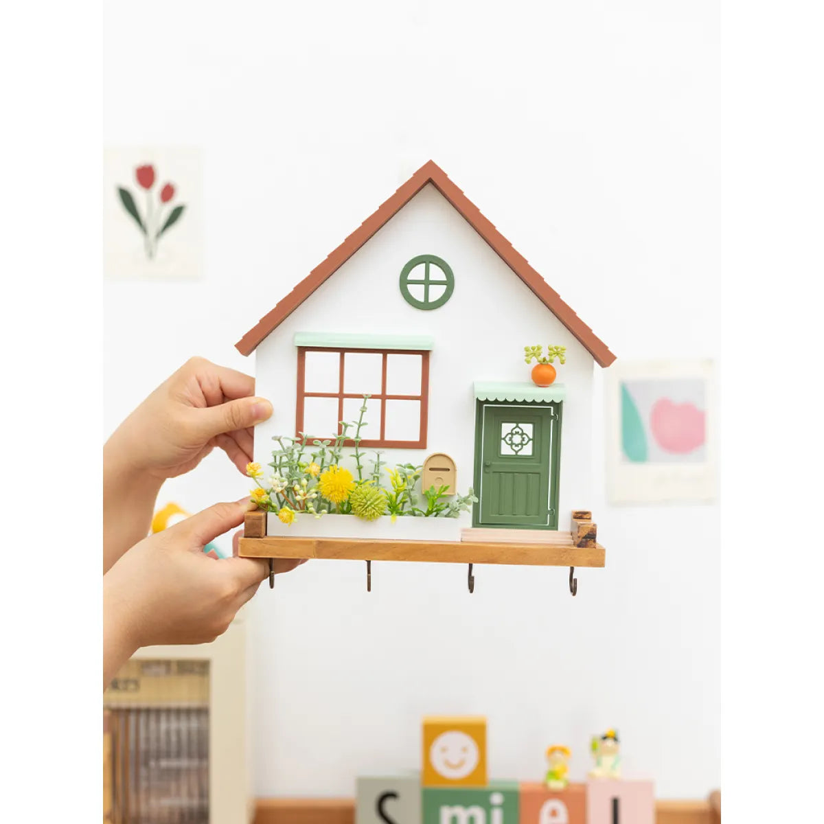 Wall Art Hat Key Storage Rack Hook