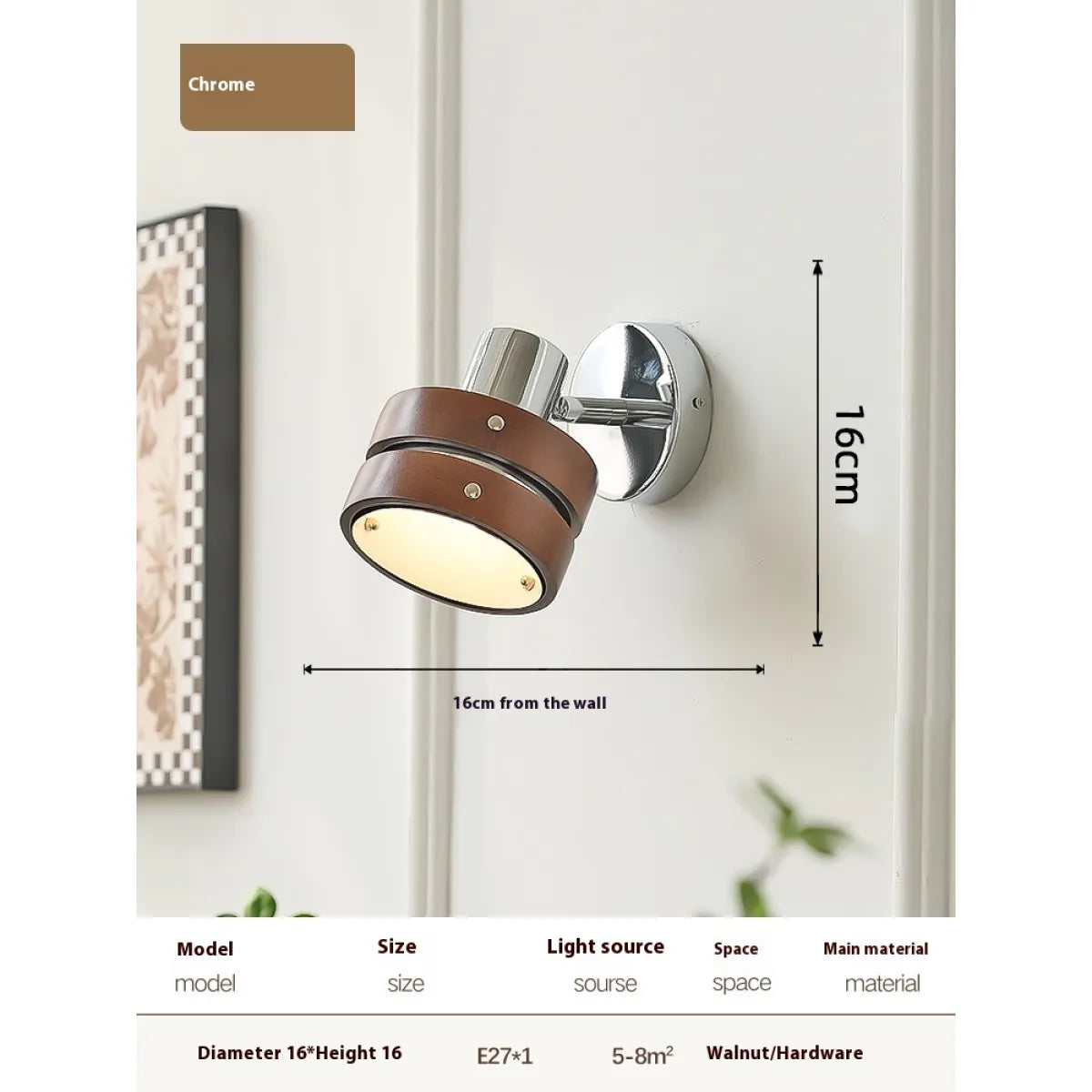 Bedroom Bedside Wall Aisle Lamp